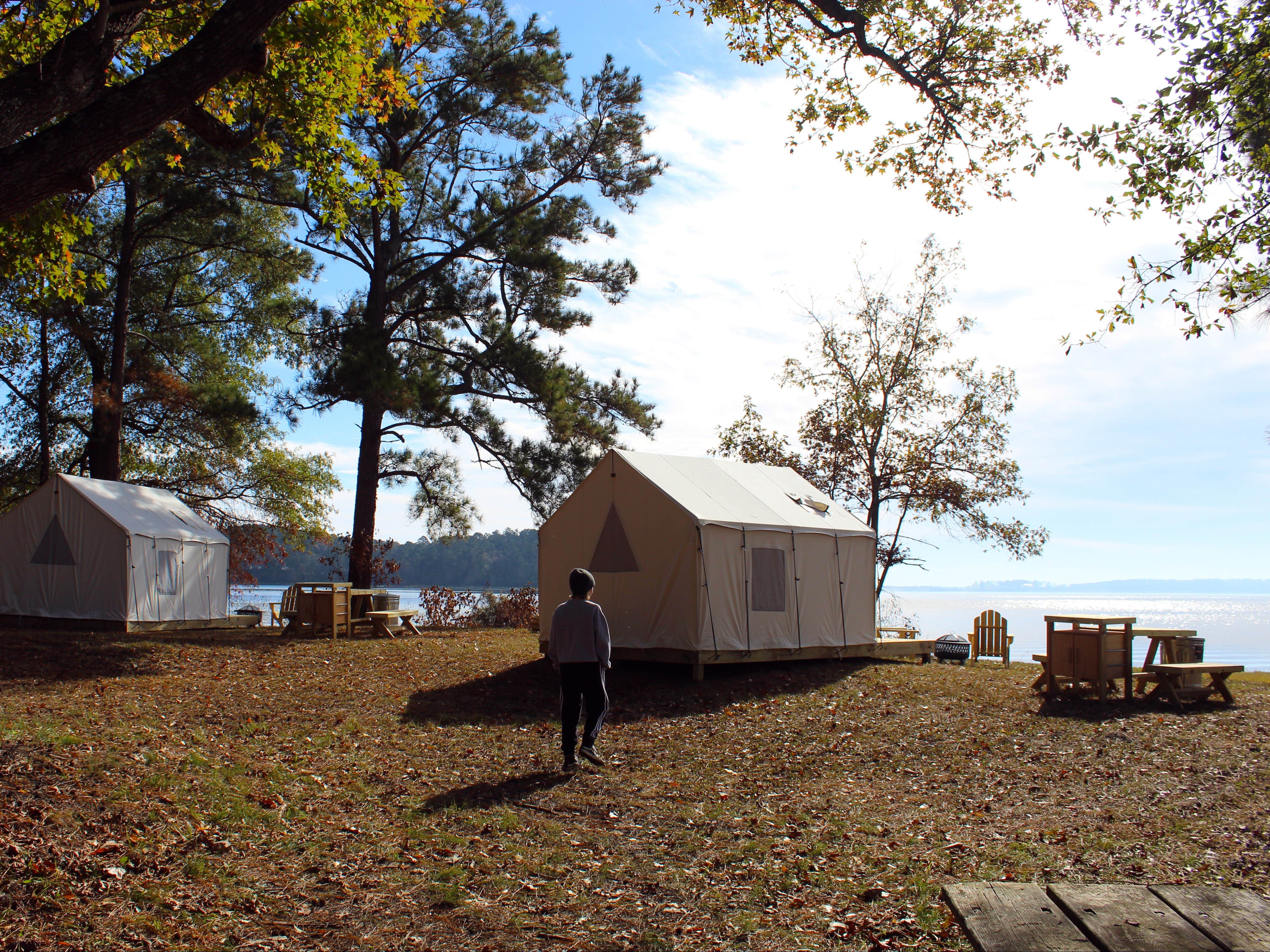 The Dyrt's photo at Tentrr State Park Site - Louisiana South Toledo Bend State Park - Site J - Double Camp near Pineland, TX
