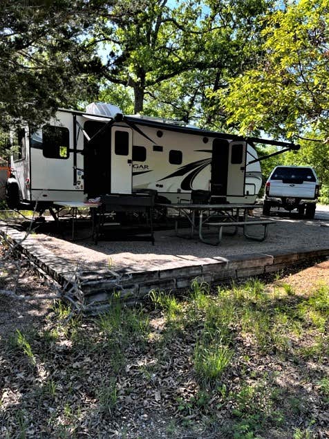 Bob N.'s photo of rv camping at The Point Campground — Chickasaw National Recreation Area near Davis, OK