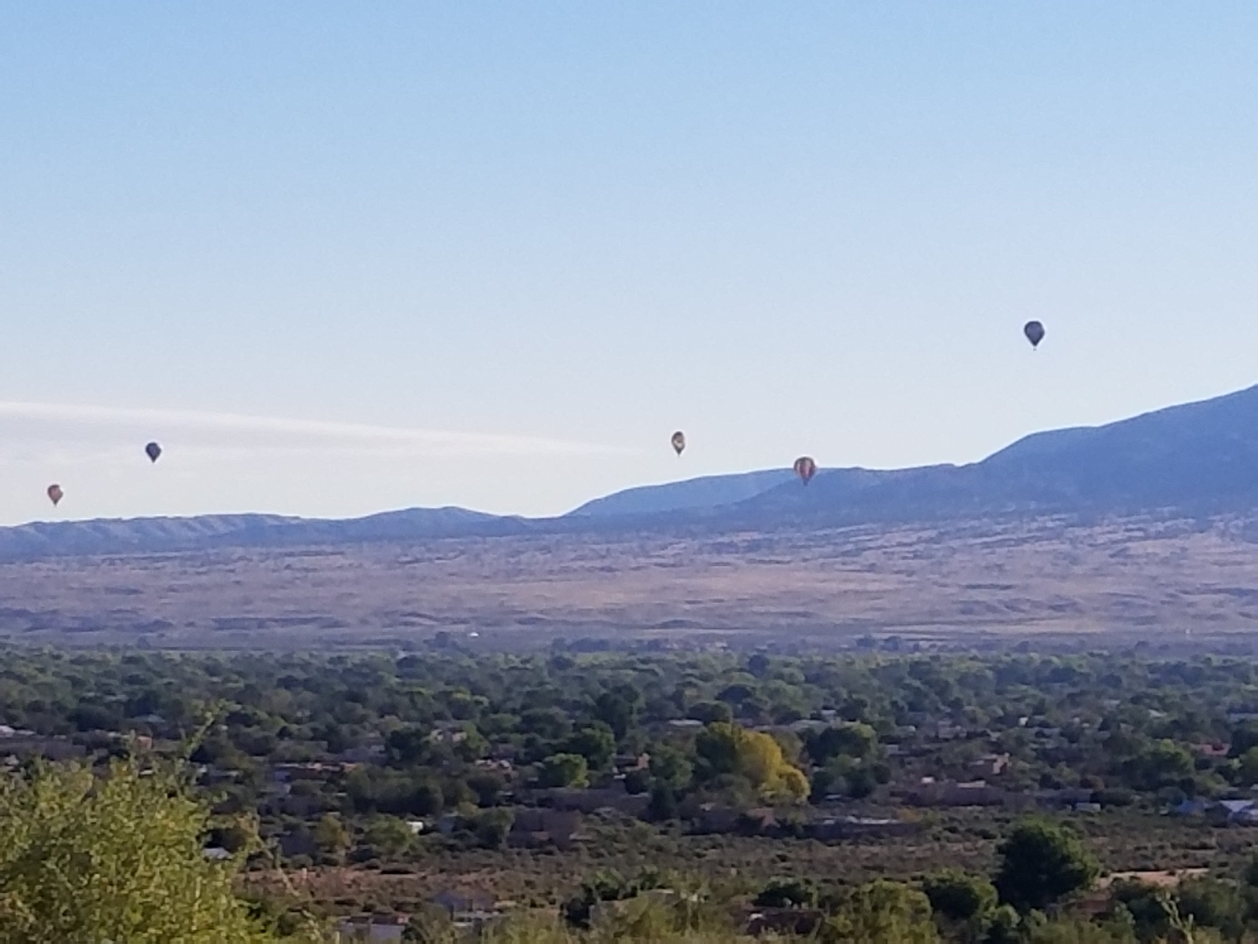 Hot Air Balloons over the Rio Grande