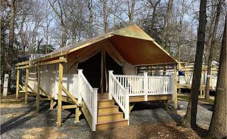 Jessica D.'s photo of glamping accommodations at Sun Outdoors Cape May near Smyrna, DE