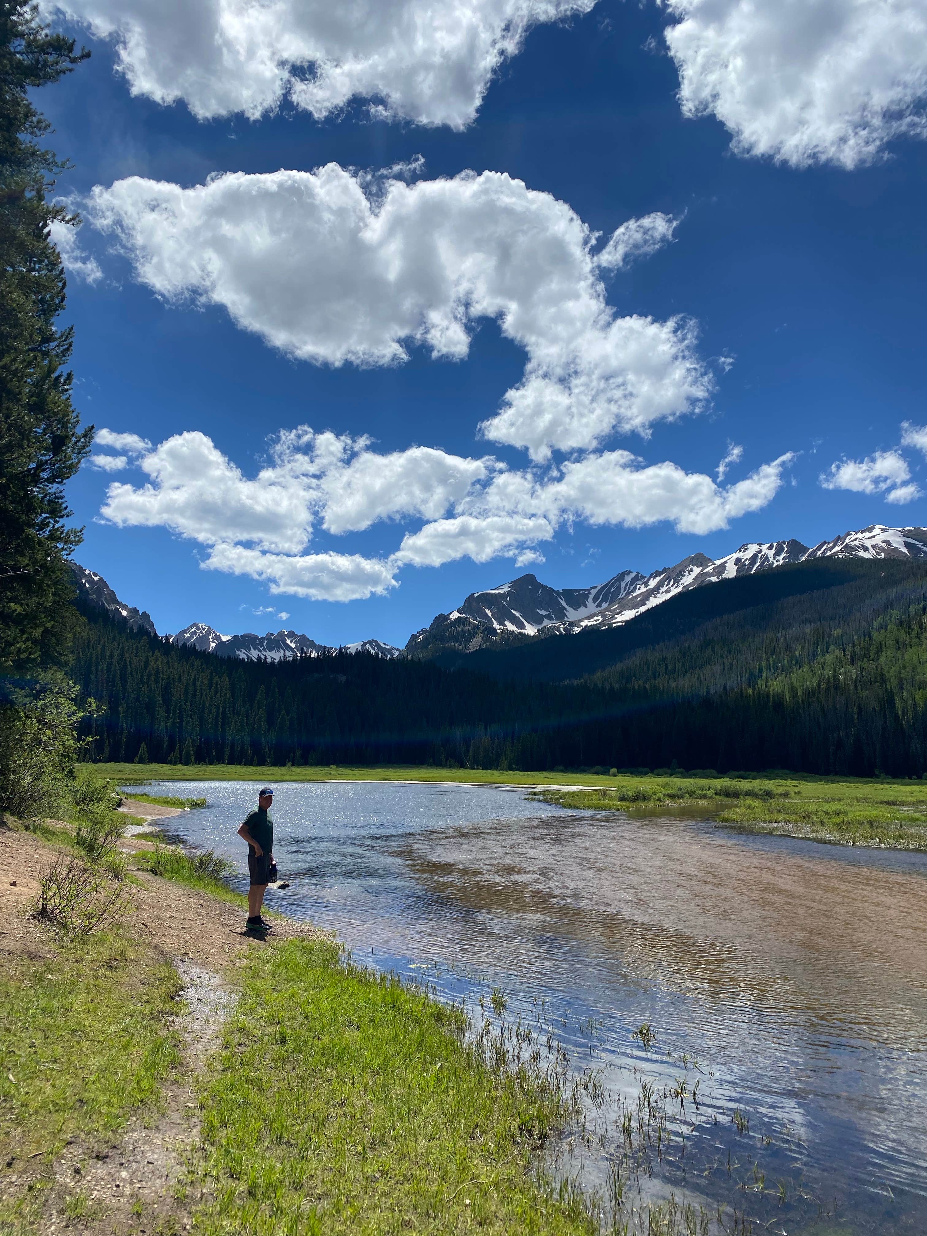 Sarah L.'s photo of a dispersed camping area at Rock Creek Designated Dispersed Camping near Heeney, CO