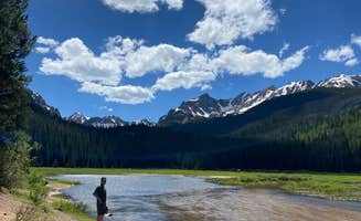 Sarah L.'s photo of a dispersed camping area at Rock Creek Designated Dispersed Camping near Heeney, CO