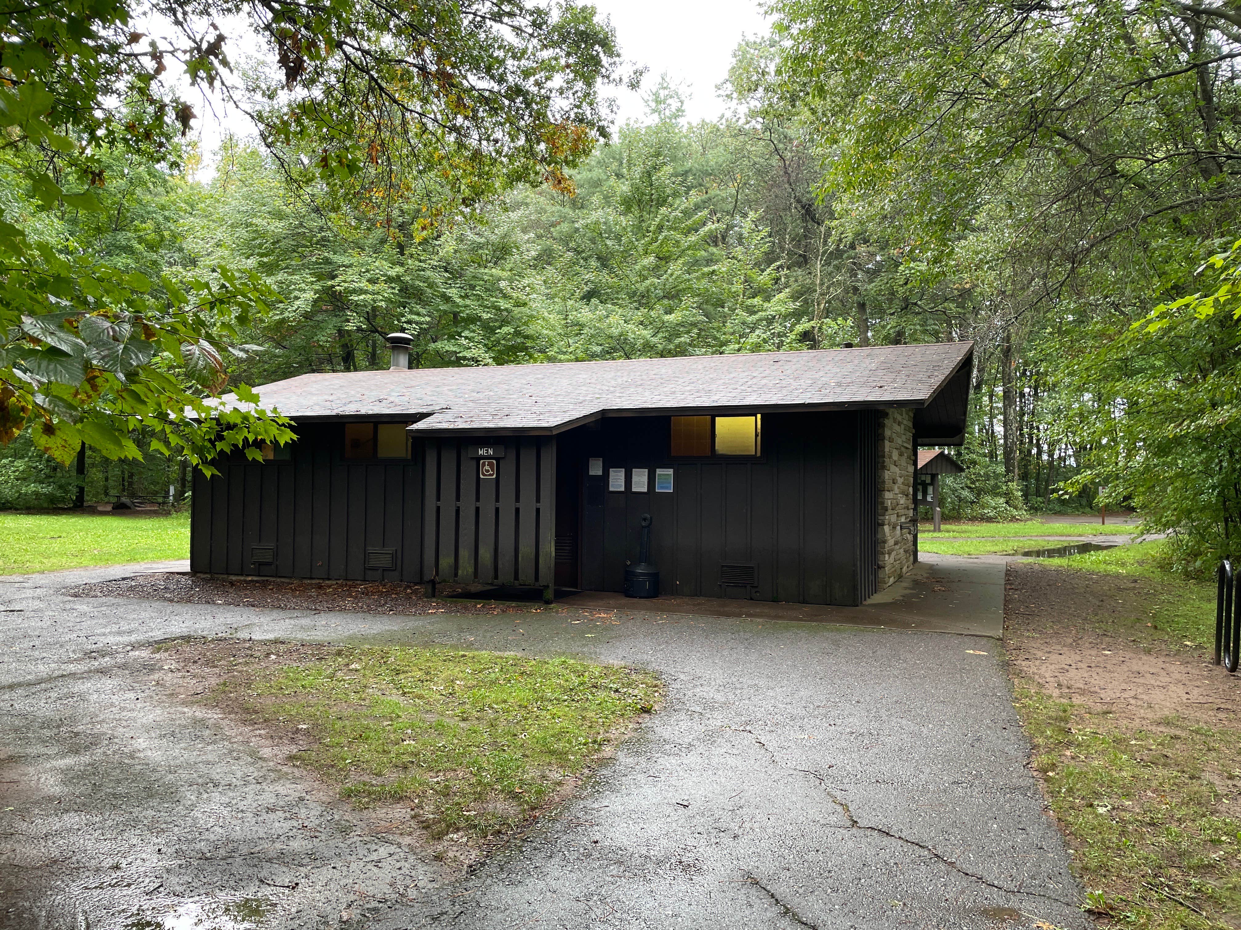 Mike R.'s photo of glamping accommodations at Lake Wissota State Park Campground near Elmwood, WI