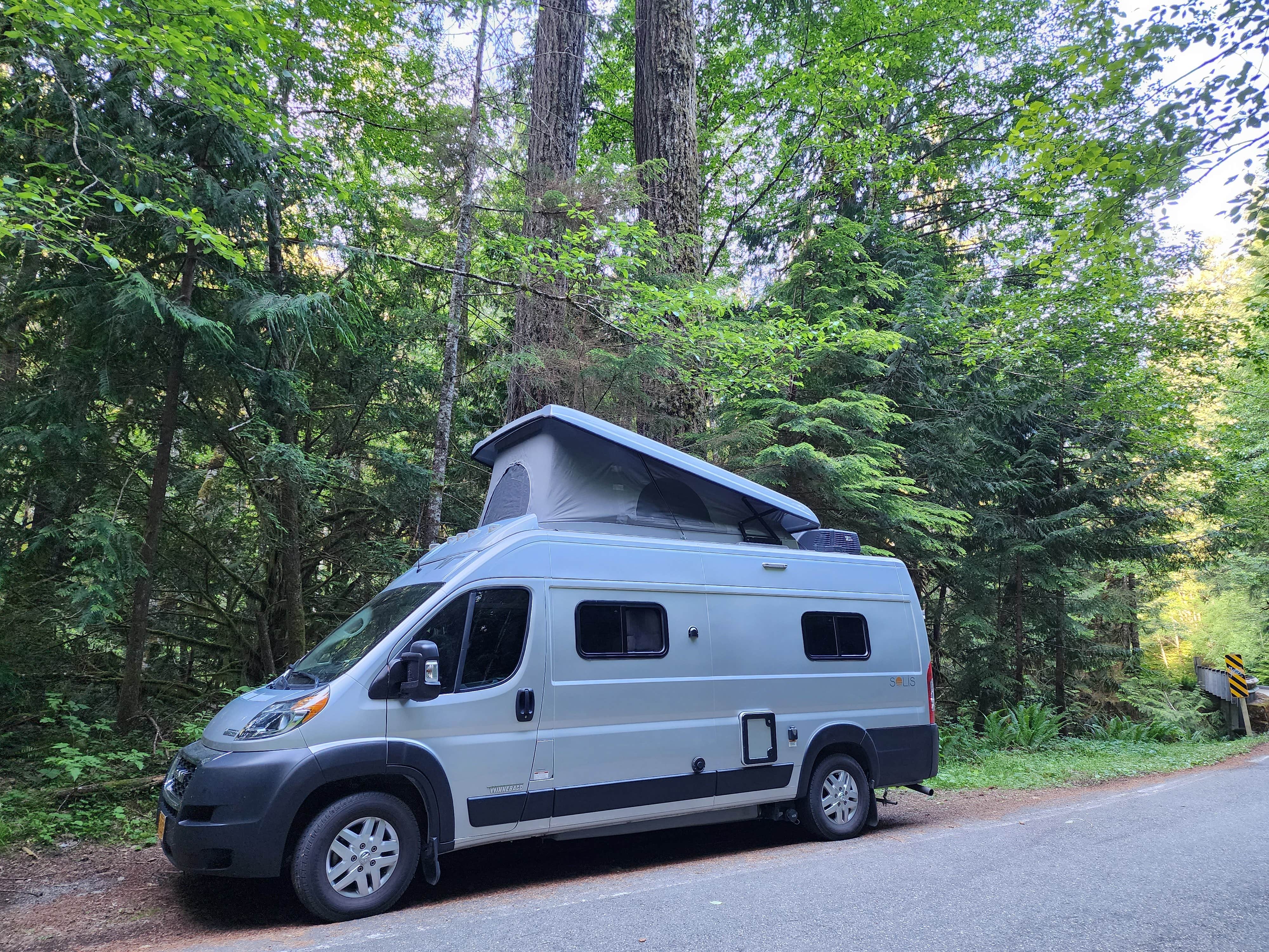 Bryan J.'s photo of rv camping at Old Cascades Highway Dispersed near Baring, WA