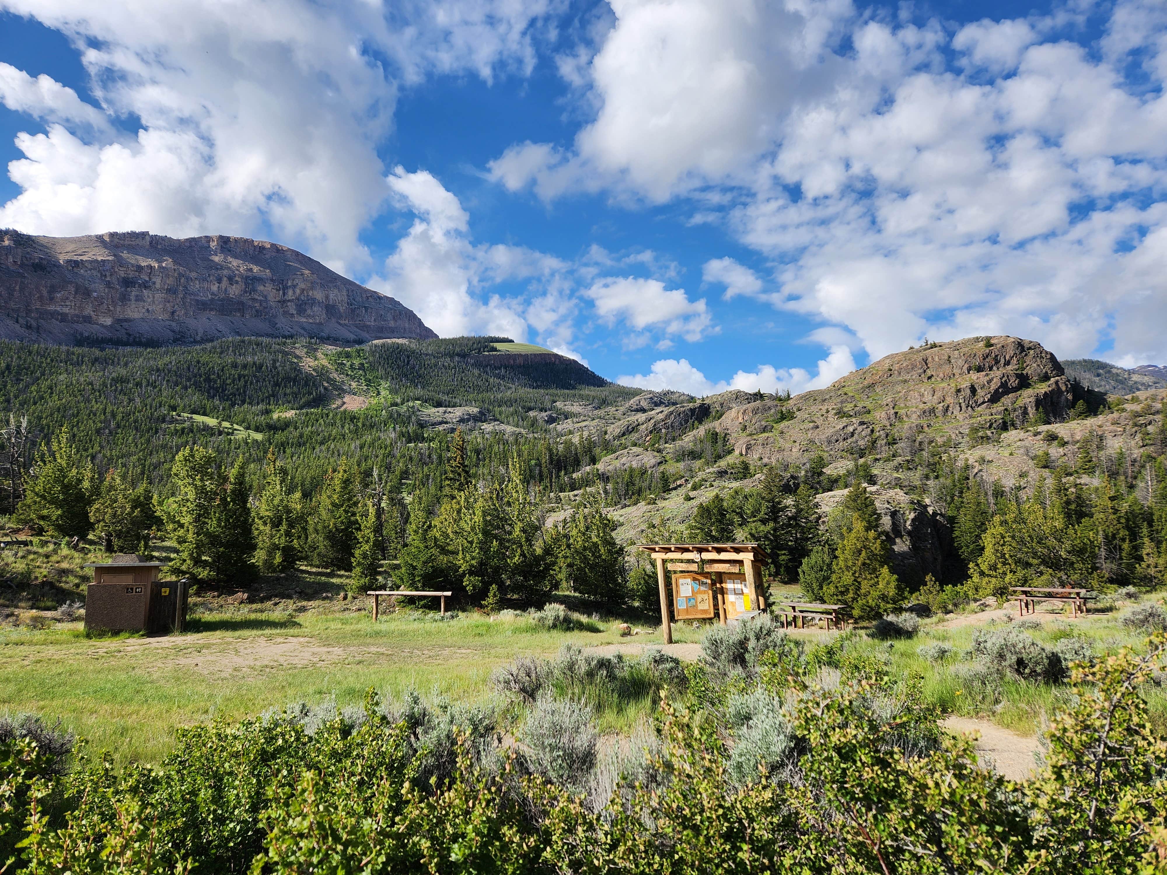 Camper-submitted photo at Glacier Trailhead Campsites in Fitzpatrick Wilderness Area near Dubois, WY