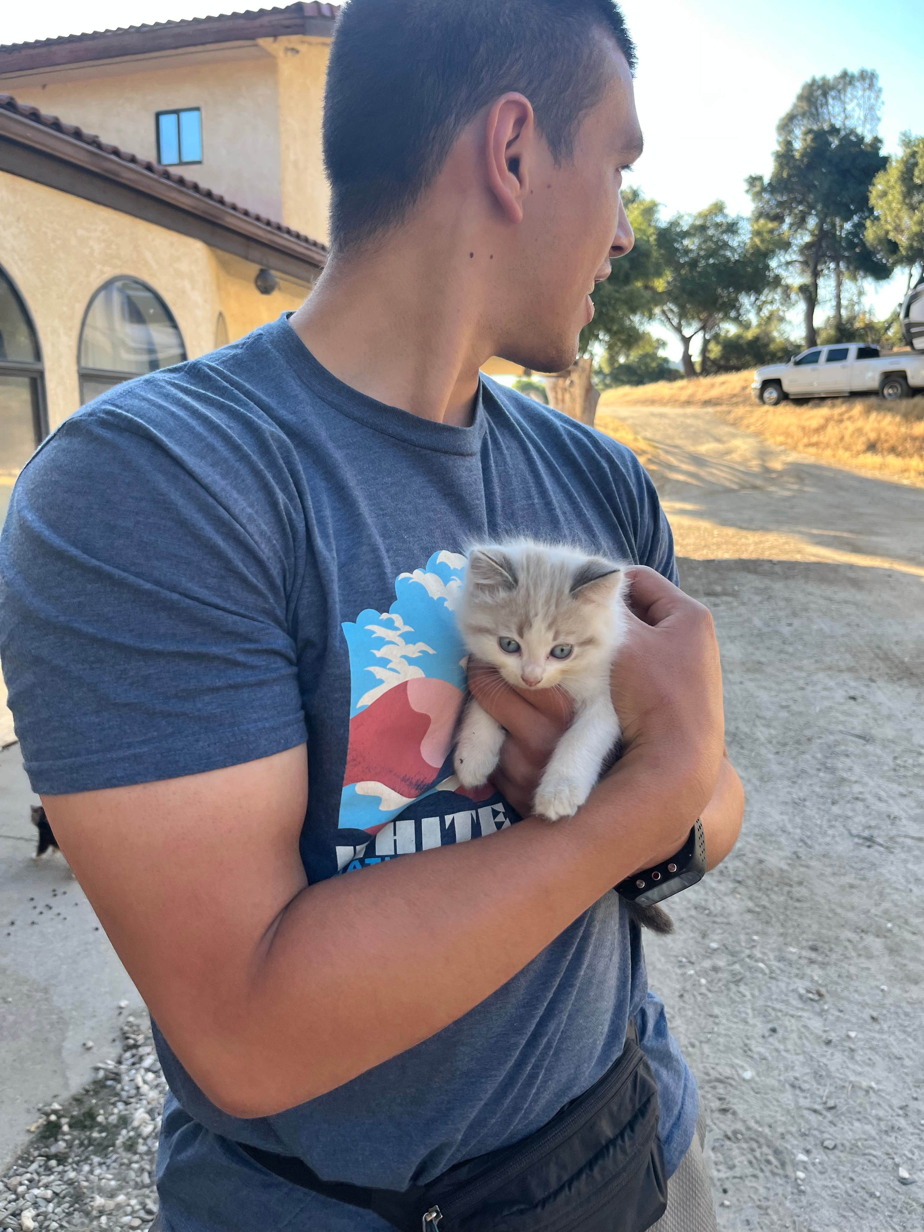 Lyla M.'s photo of camping with pets at Shooting Star Sanctuary and Retreat near Yosemite National Forest near Eastman Lake
