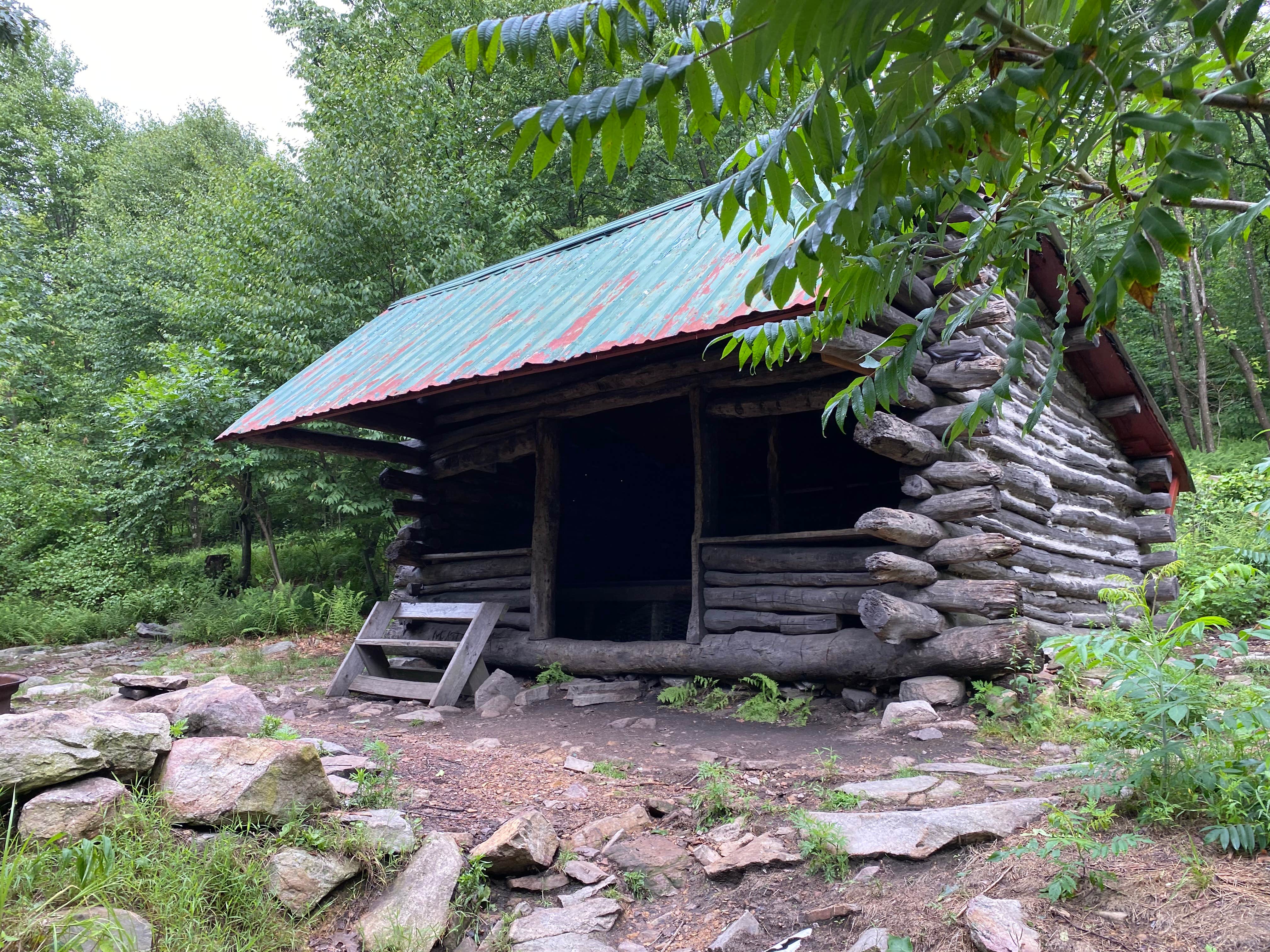 Camper-submitted photo at George W. Outerbridge AT Shelter near Blandon, PA