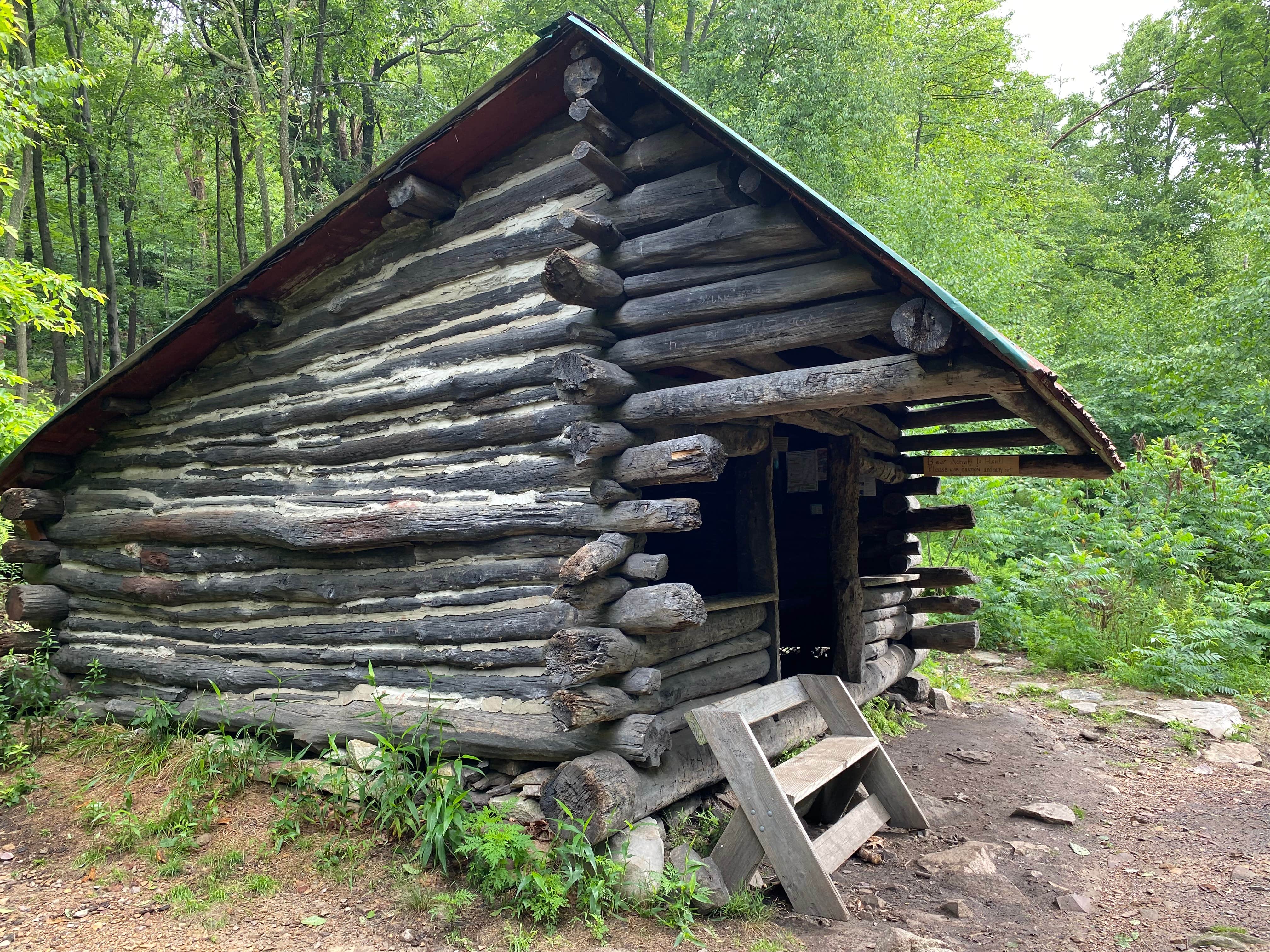 Camper-submitted photo at George W. Outerbridge AT Shelter near Blandon, PA