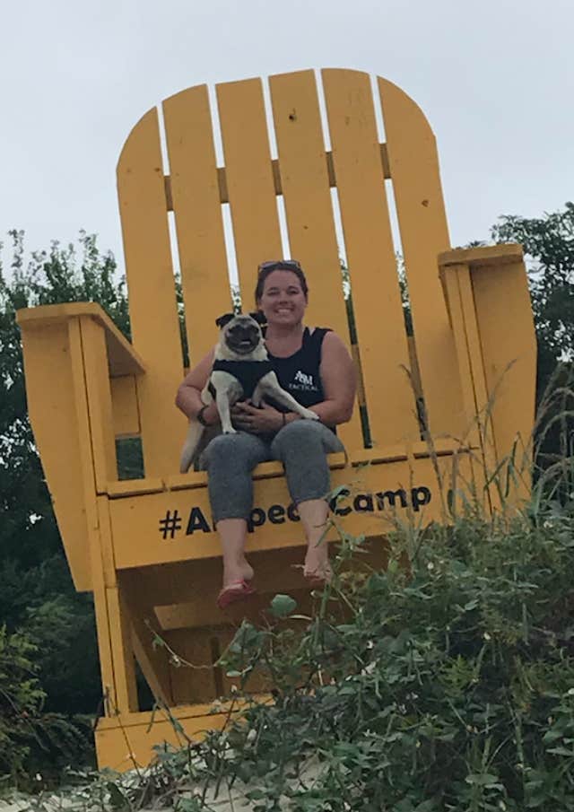 Jamie S.'s photo of camping with pets at Chesapeake Beach KOA near Portsmouth, VA