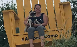 Jamie S.'s photo of camping with pets at Chesapeake Beach KOA near Cheriton, VA