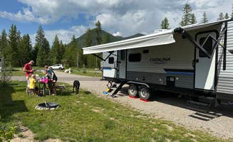 Amy B.'s photo of camping with pets at West Glacier RV & Cabin Resort near Glacier National Park