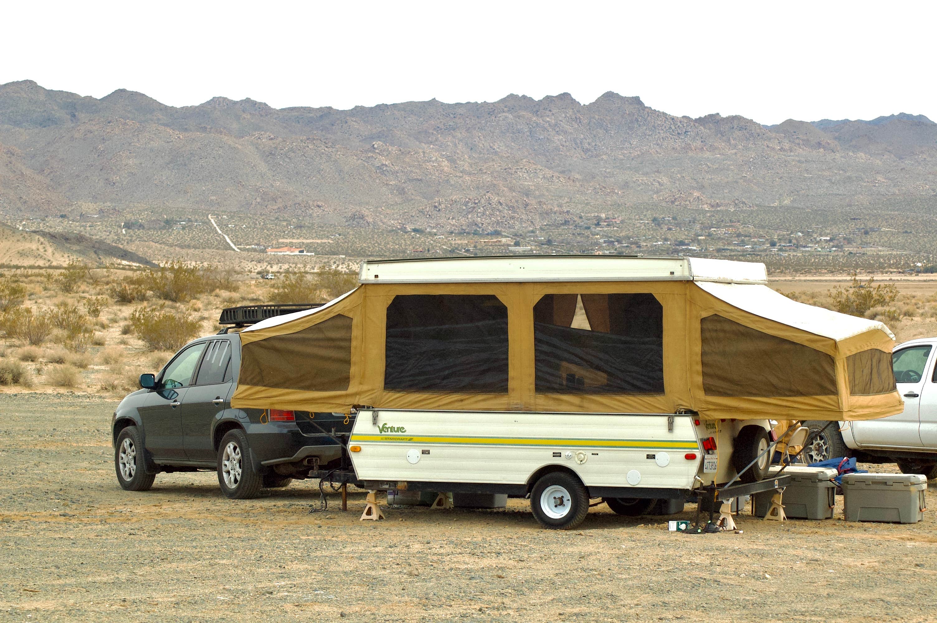 Ashley  C.'s photo of rv camping at BLM Dispersed Camping at Joshua Tree near Amboy, CA