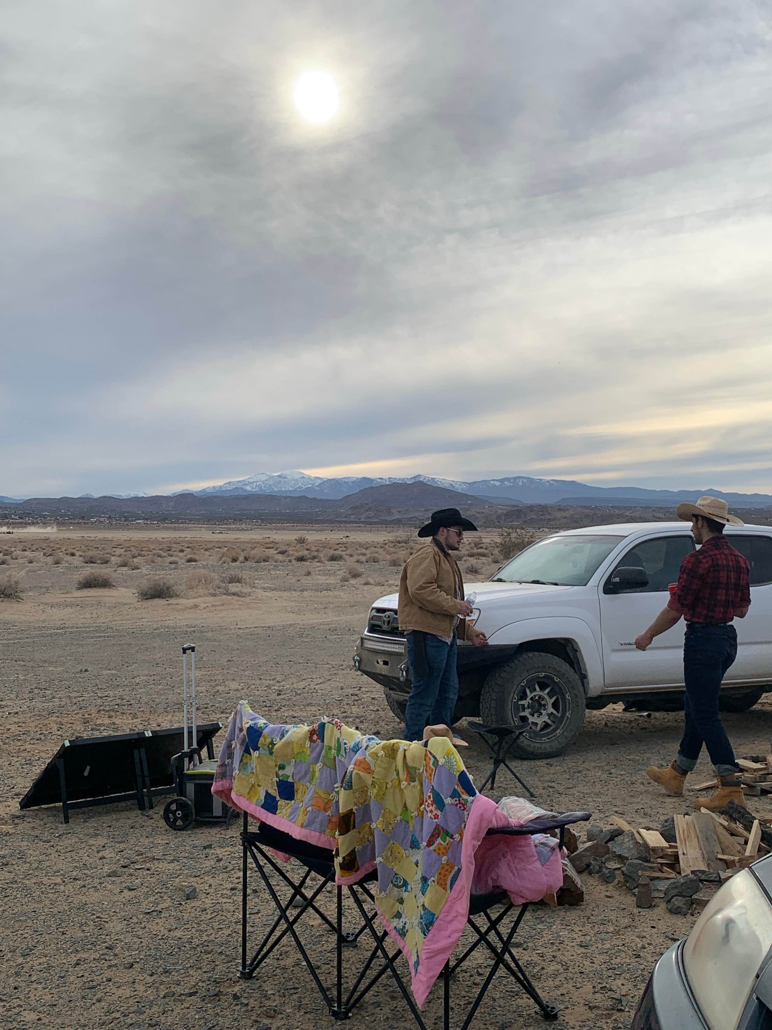 Ashley  C.'s photo of a dispersed camping area at BLM Dispersed Camping at Joshua Tree near Twentynine Palms, CA