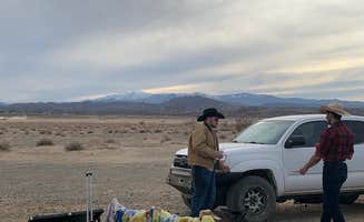 Ashley C.'s photo of a dispersed camping area at BLM Dispersed Camping at Joshua Tree near Pioneertown, CA