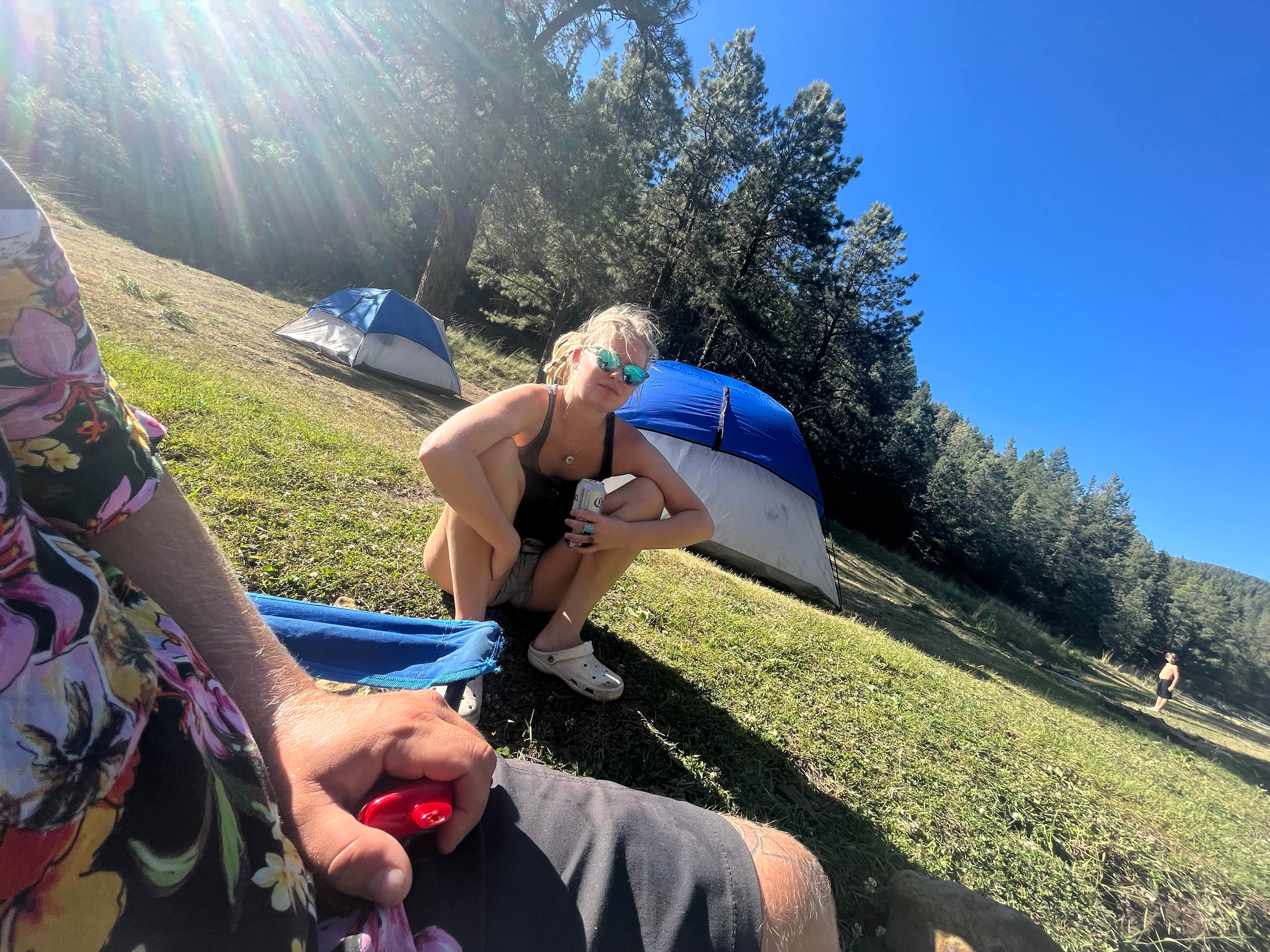 Mandi W.'s photo of a dispersed camping area at Bluff Springs Dispersed Camping near Cloudcroft, NM