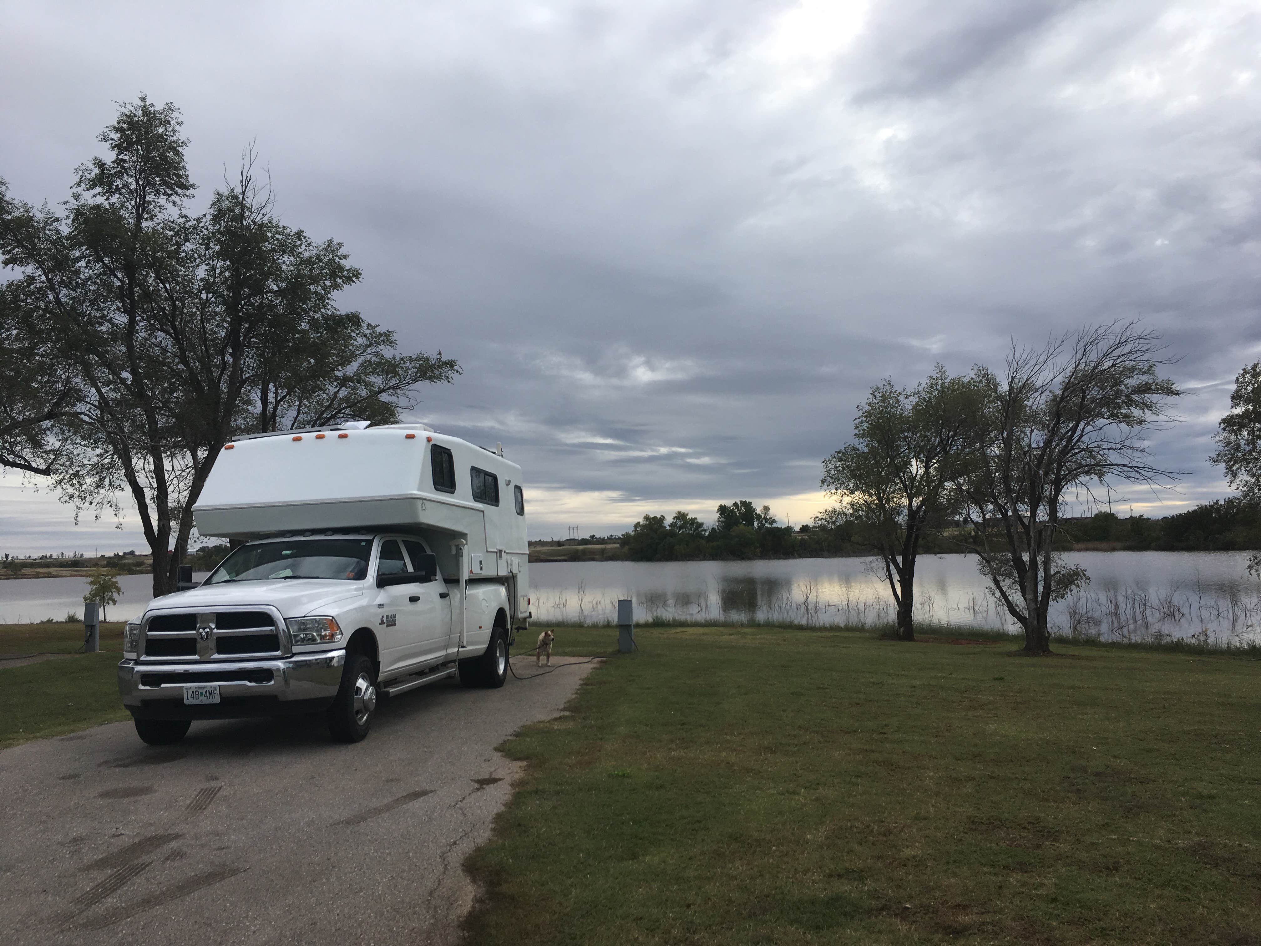 Laura D.'s photo of rv camping at Elk City Lake Park near Canute, OK