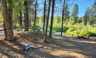 Camping near Shafer Butte: Mores Creek by Steamboat Gulch, Idaho City, Idaho