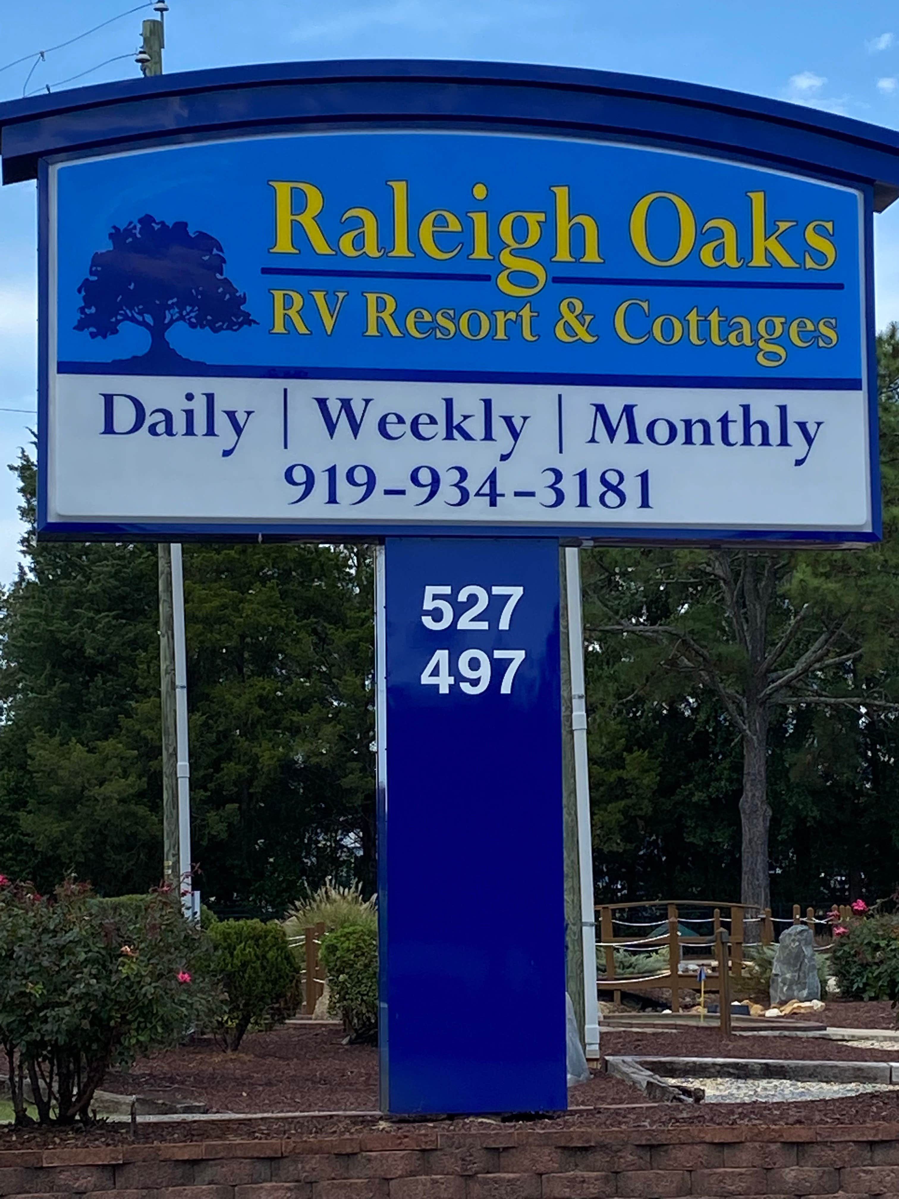 Camper submitted image from Raleigh Oaks RV Resort & Cottages - 5