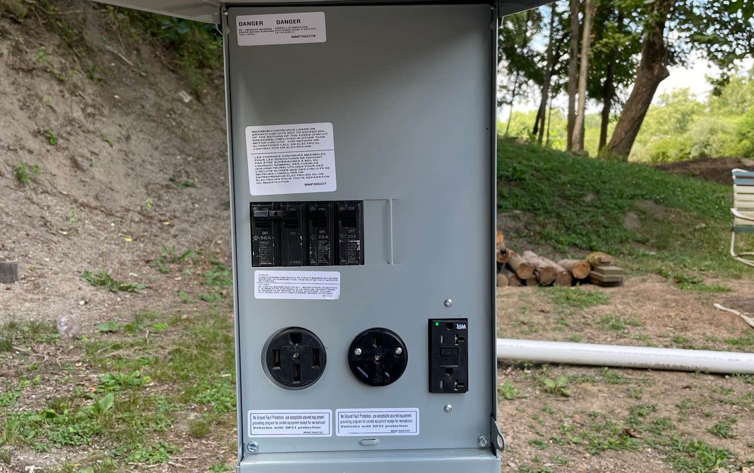 Camper-submitted photo at Hilltop Sunrise - Half acre RV Site with full hookups near Logan, WV