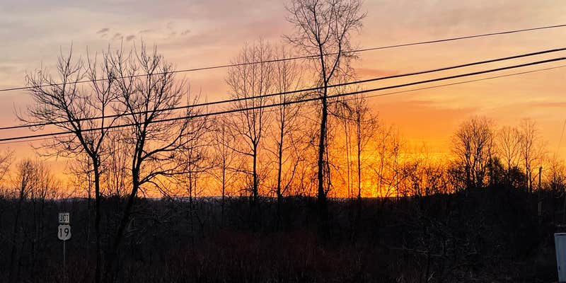 Camper submitted image from Hilltop Sunrise - Half acre RV Site with full hookups