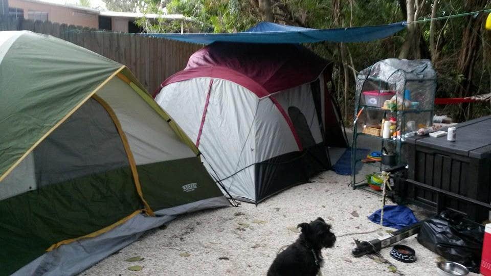 Plenty of room and sand! Our little kitchen setup 2014. #WORKAMPINGCOUPLES #COOKINGCAMPERS #REALITYCAMPING #CAMPING #CAMPLIFE