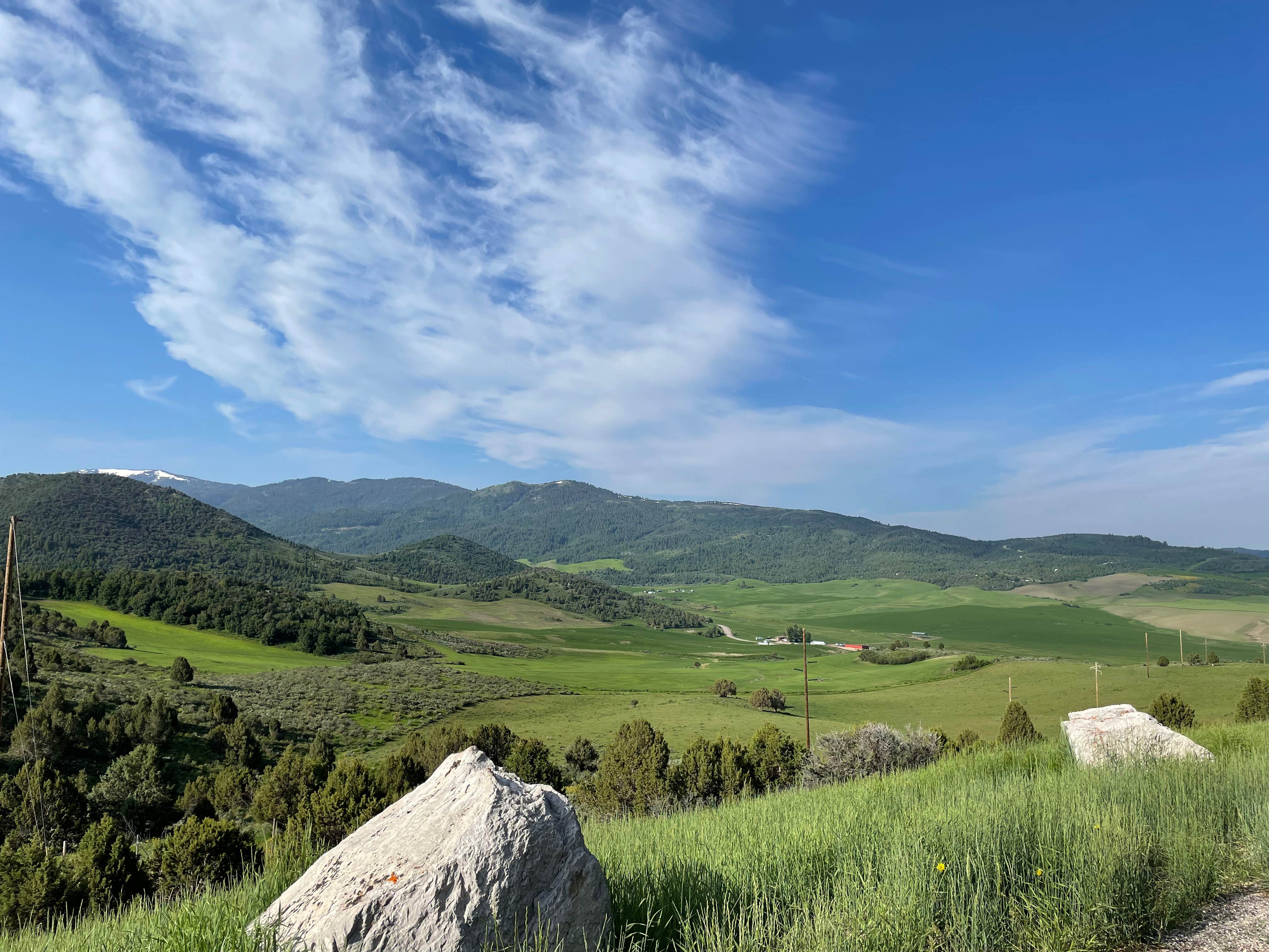 Violeta A.'s photo of a dispersed camping area at Indian Rocks - Dispersed Camping near Bancroft, ID