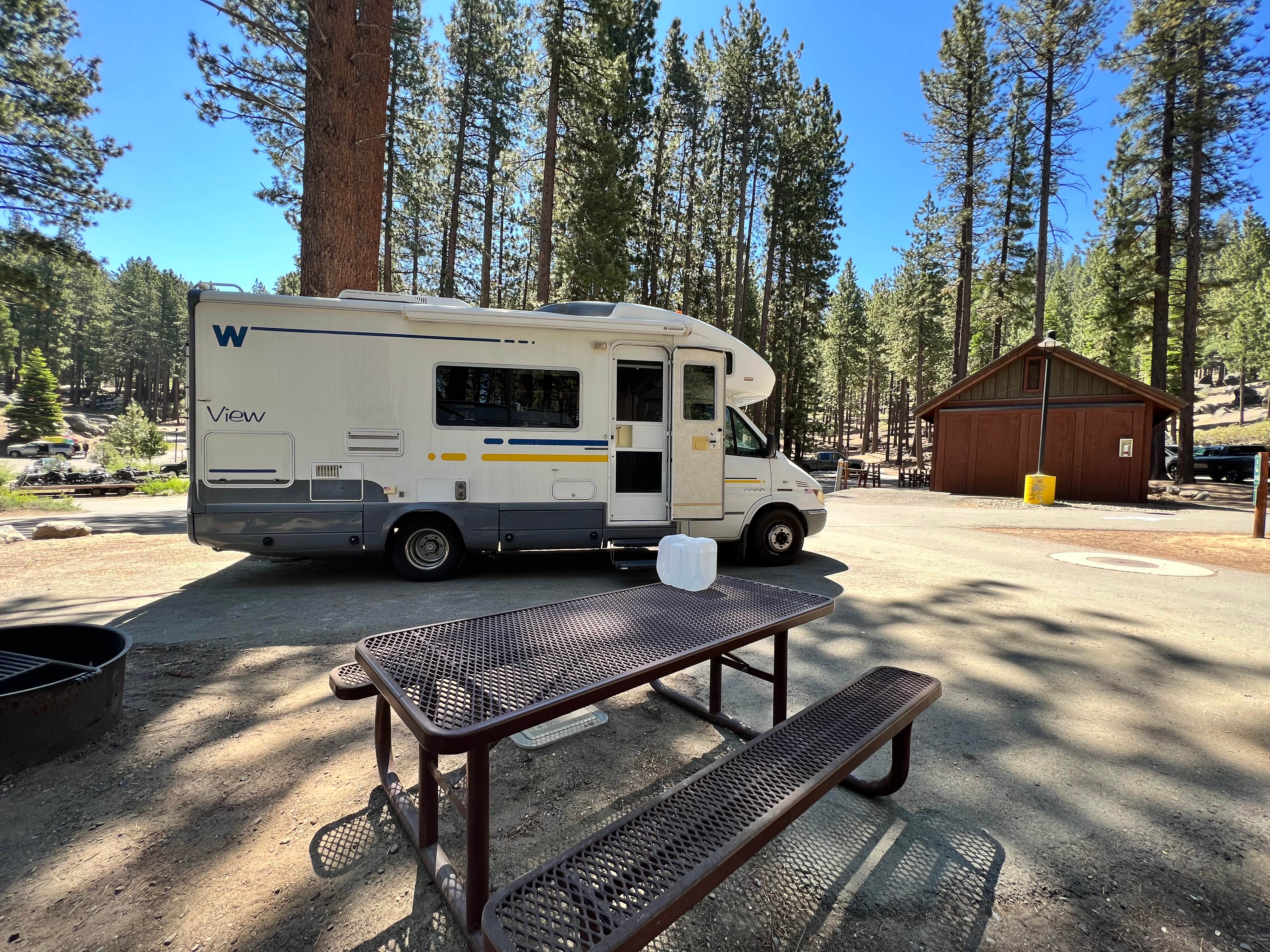 Lana W.'s photo of rv camping at Zephyr Cove RV & Campground — Lake Tahoe Basin Management Unit near Tahoma, CA