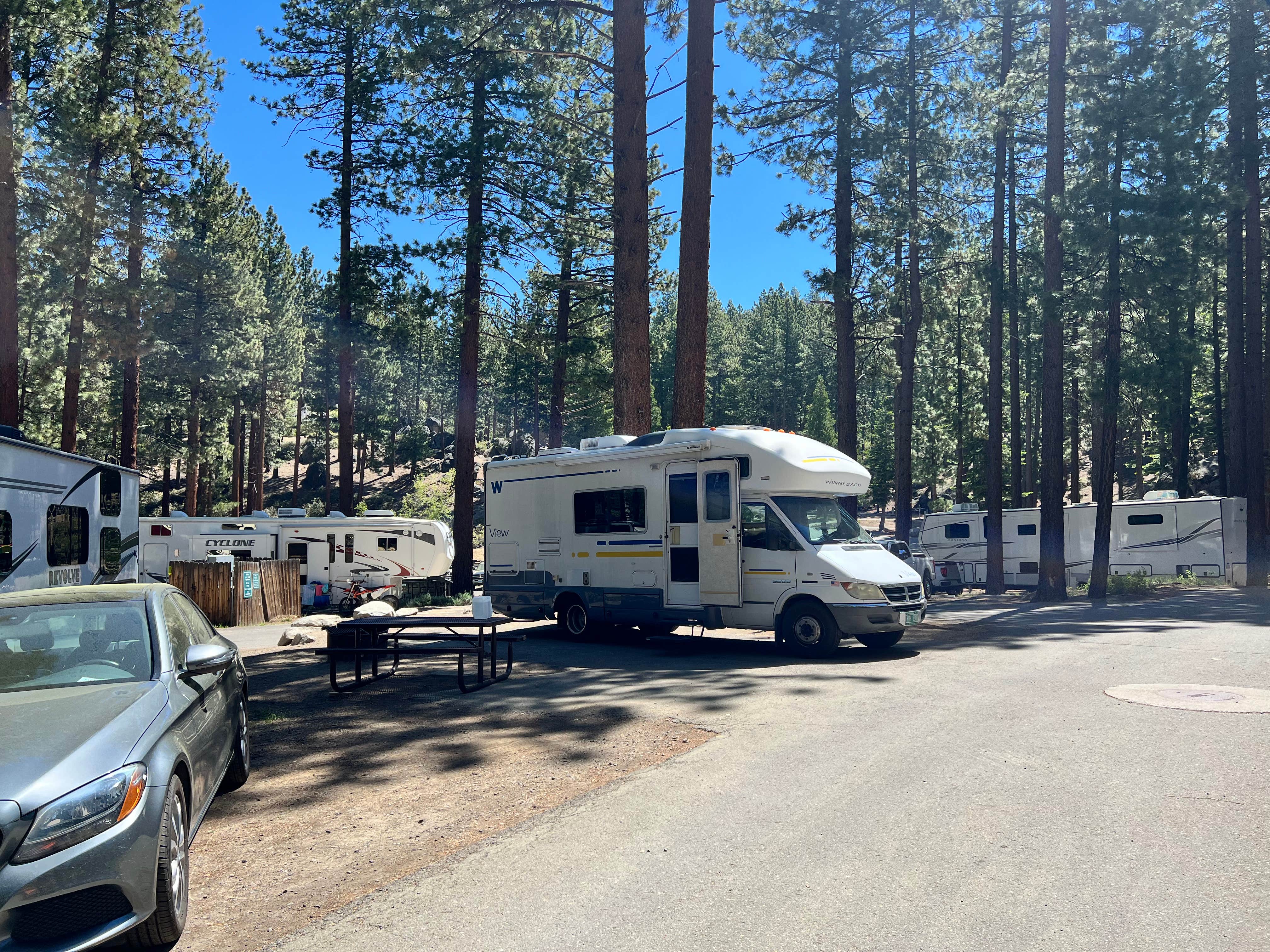 Lana W.'s photo of rv camping at Zephyr Cove RV & Campground — Lake Tahoe Basin Management Unit near Wellington, NV