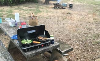 Kristen V.'s photo of camping with pets at Buzzards Roost — Lake Murray State Park near Gainesville, TX