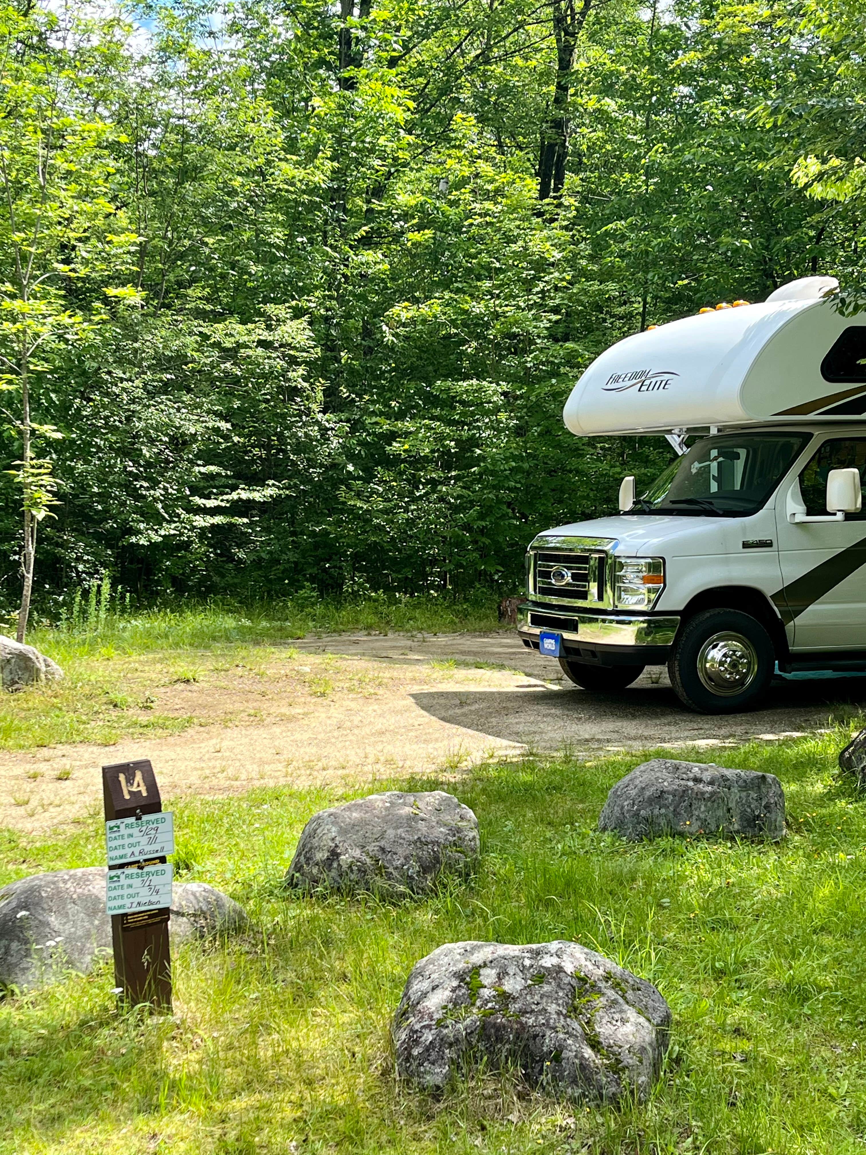 Amy R.'s photo of rv camping at Hastings Campground near Weld, ME