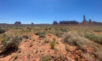 Camping near Cadillac Ranch RV Park: Valley of the Gods Road Dispersed, Mexican Hat, Utah
