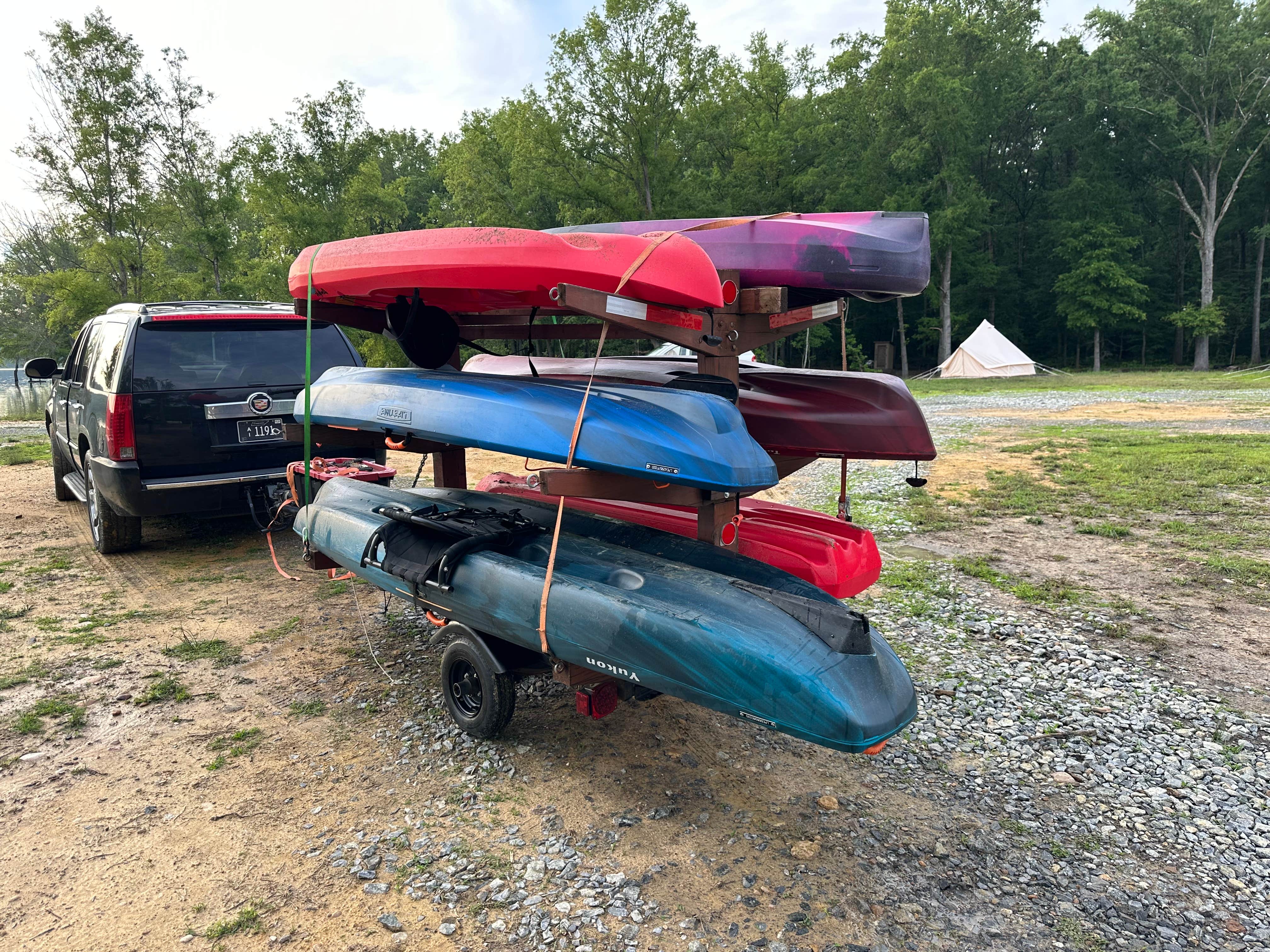Jason M.'s photo of tent camping at Lakeside Getaway on Douglas near Rutledge, TN