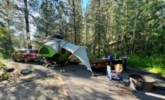 Camping near Bird Creek Primitive - Sawtooth National Forest: Baumgartner Campground, Atlanta, Idaho