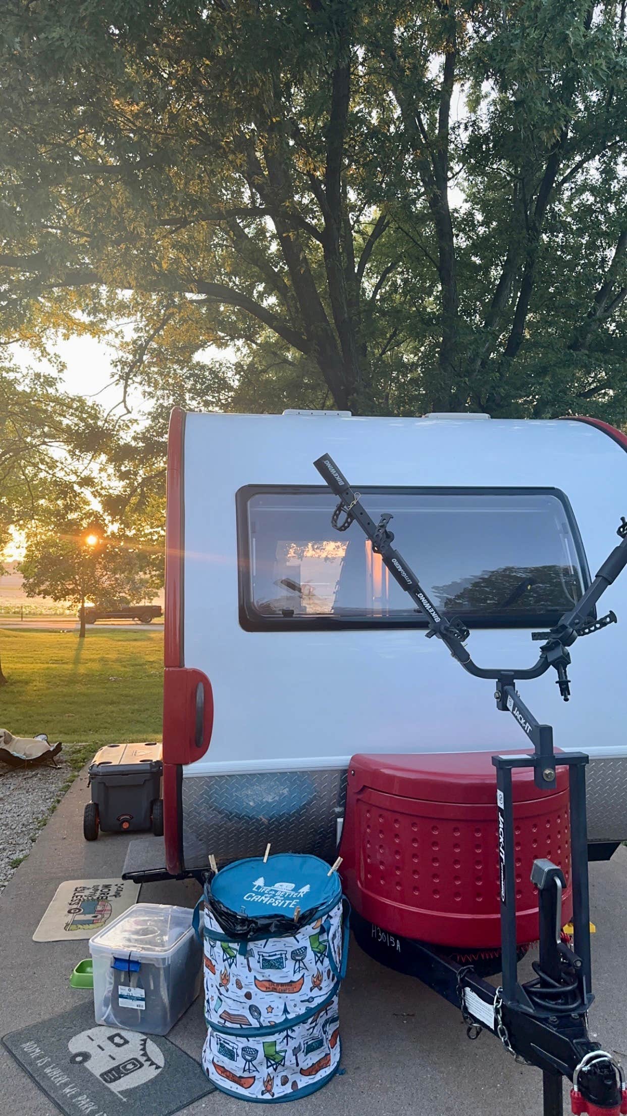 Stephanie S.'s photo of rv camping at Fishermans Corner - Mississippi River near Mississippi River - Pools 11-22