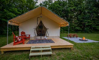 Branch Out Glamping's photo at Roaring River: Glamping Tents near Cassville, MO