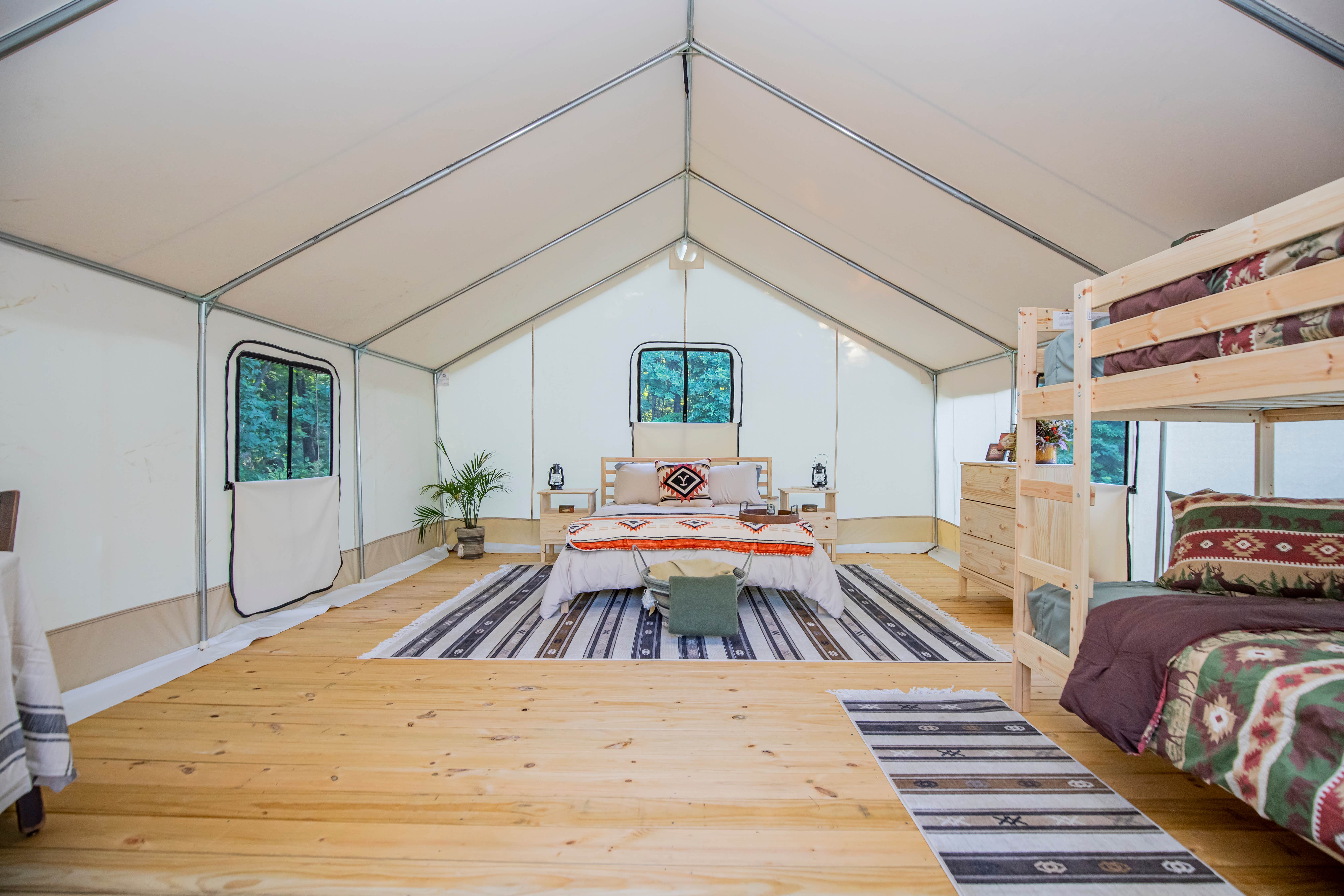 Branch Out Glamping's photo of glamping accommodations at Roaring River: Glamping Tents near Forsyth, MO
