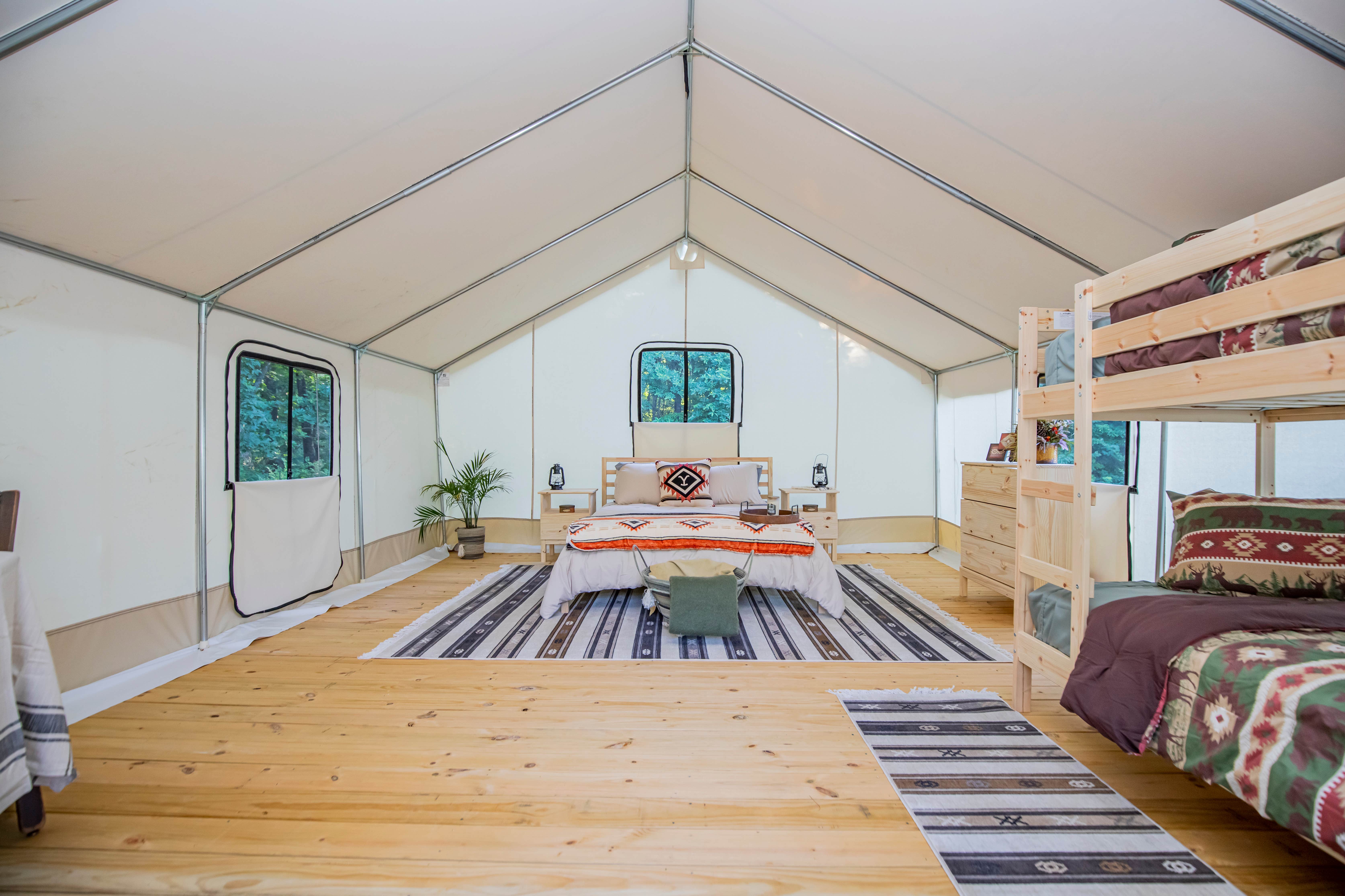 Camper submitted image from Roaring River: Glamping Tents - 2