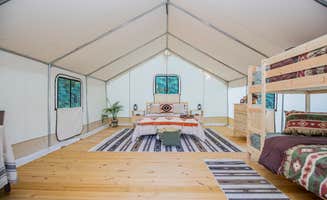 Branch Out Glamping's photo of glamping accommodations at Roaring River: Glamping Tents near Berryville, AR