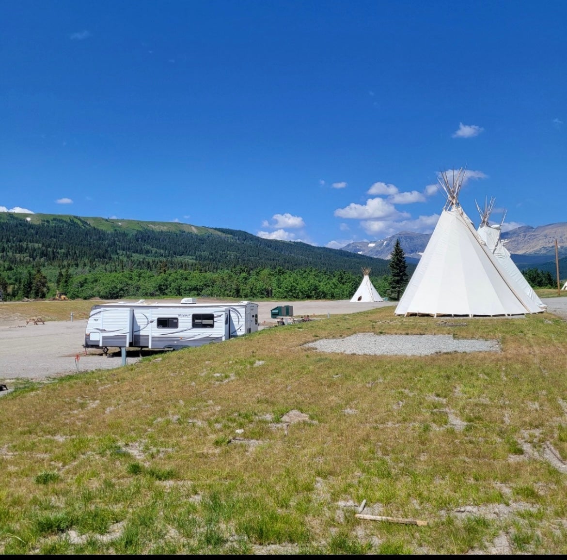 Camper submitted image from Glacier Grizzly Resort- RV, Tent Site & TIPI - PERMANENTLY CLOSED - 5