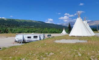 Mary P.'s photo of rv camping at Glacier Grizzly Resort- RV, Tent Site & TIPI - PERMANENTLY CLOSED near Heart Butte, MT