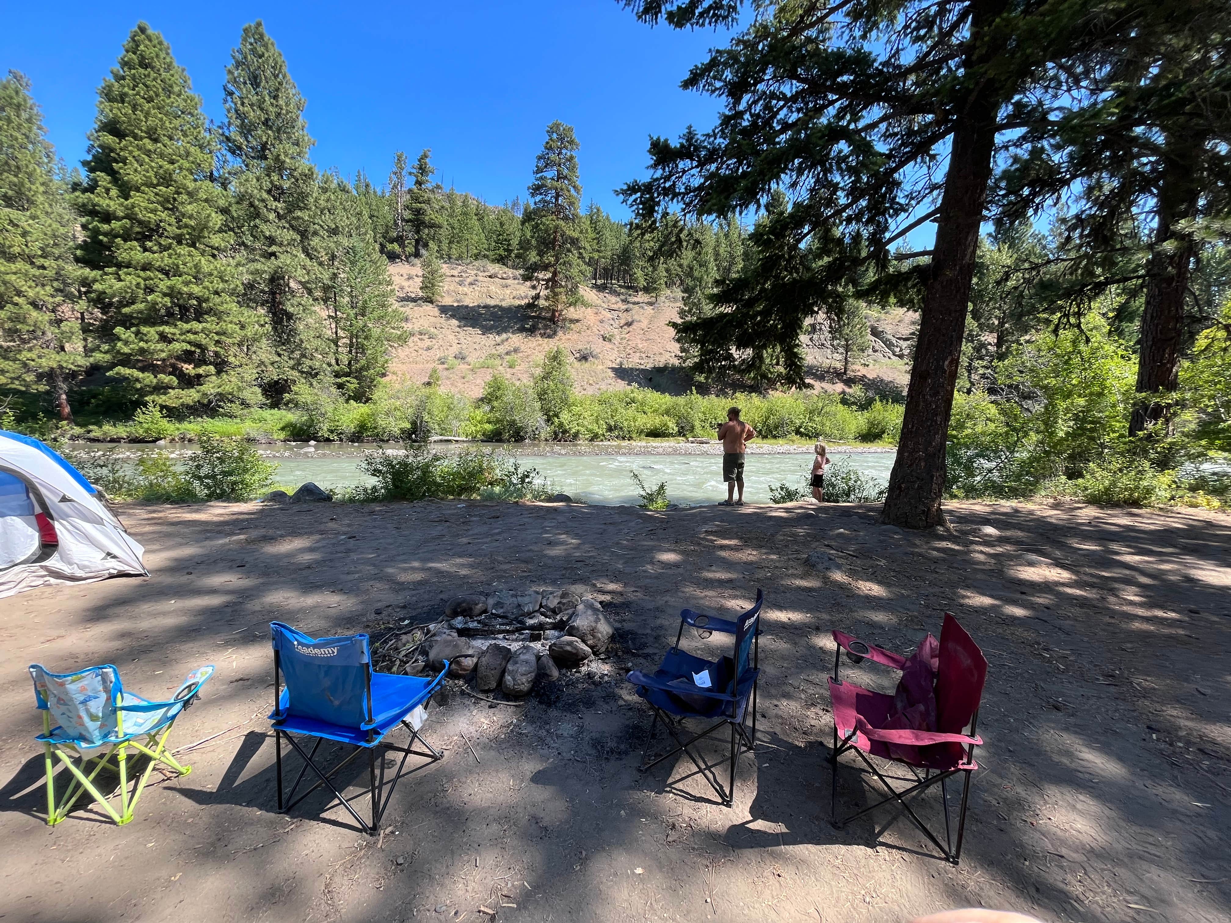 Mandi W.'s photo of a dispersed camping area at Rimrock - South Fork Bay Dispersed Camp near Goose Prairie, WA