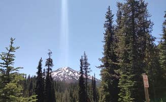 Whitney P.'s photo of a dispersed camping area at Rock Creek Dispersed Camping near Lowell, OR