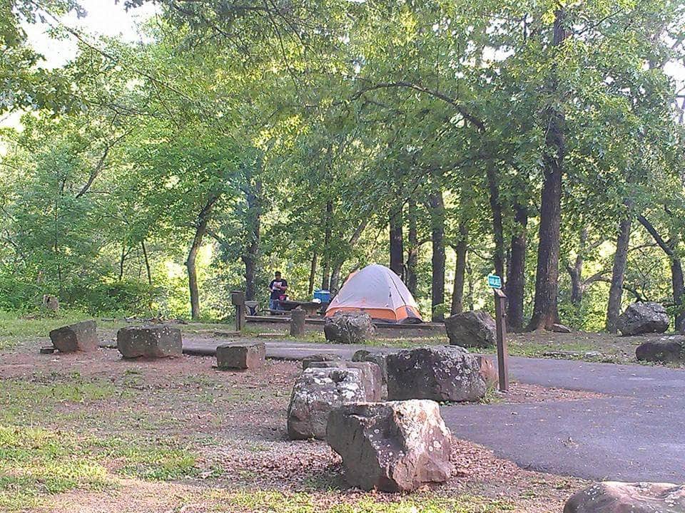 Cheri H.'s photo at Devil's Den State Park Campground near John Paul Hammerschmidt Lake