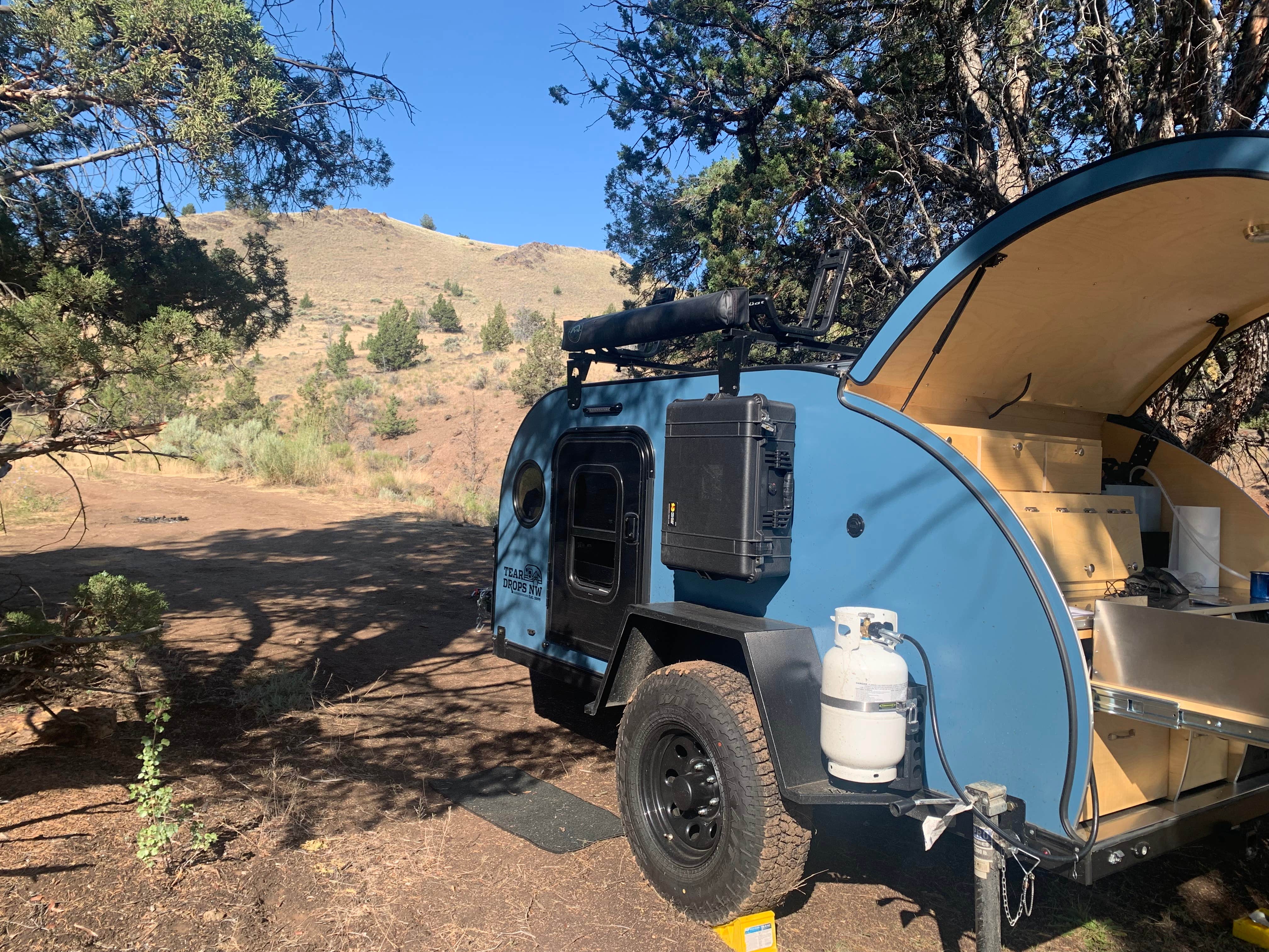 Aaron D.'s photo of a dispersed camping area at Painted Hills Dispersed in Oregon