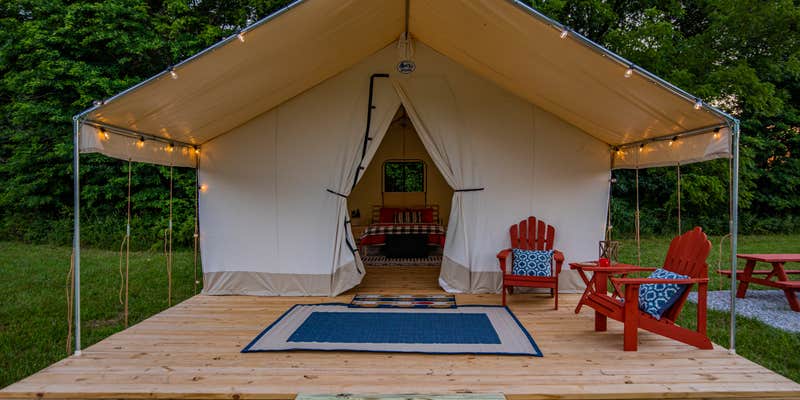 Camper submitted image from Roaring River Hills Campground & Cabins