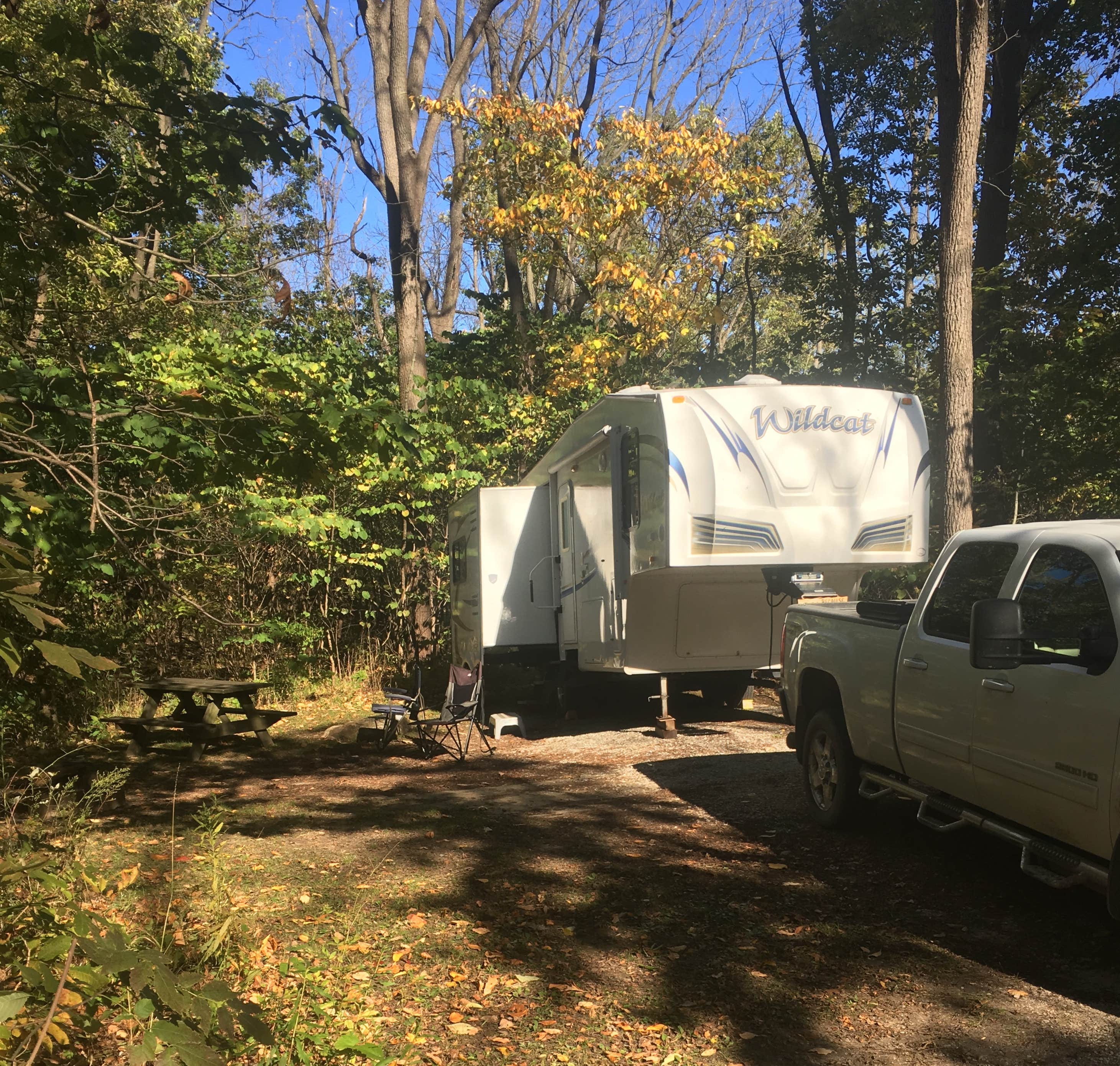 Kathleen S.'s photo of rv camping at Pokagon State Park Campground near Jerome, MI