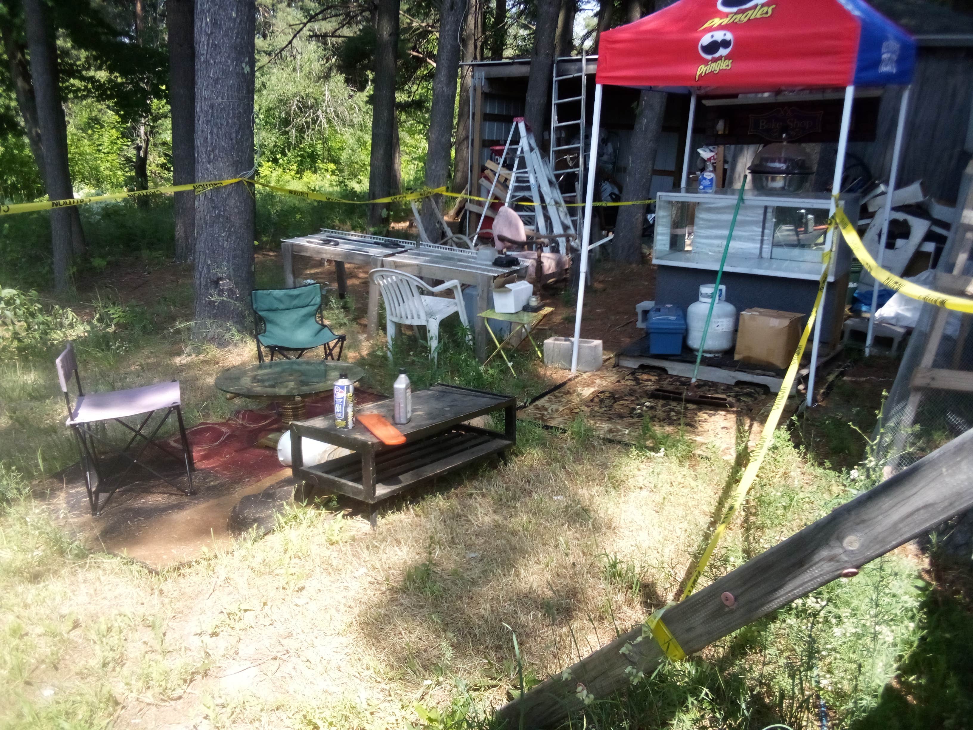 David S.'s photo of tent camping at C3 farm trust near Gaylord, MI