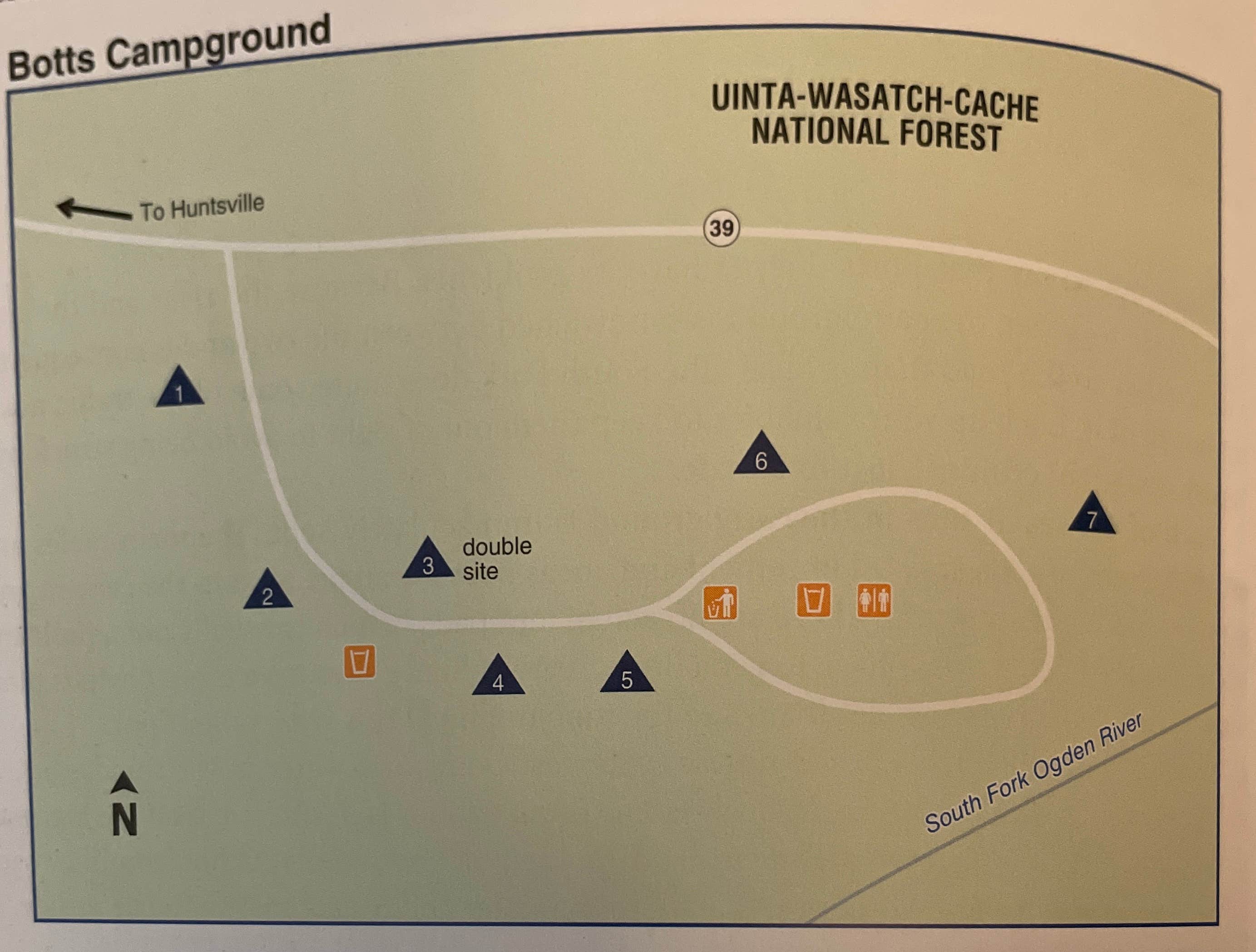 Camper-submitted photo at Botts Campground — Uinta Wasatch Cache National Forest near Huntsville, UT