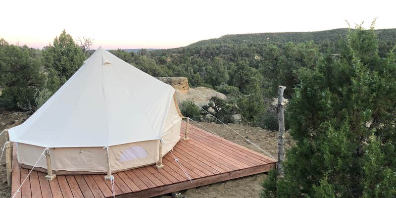 Camper submitted image from Tent on the rocks Navajo Lake Retreat Wild-u-can