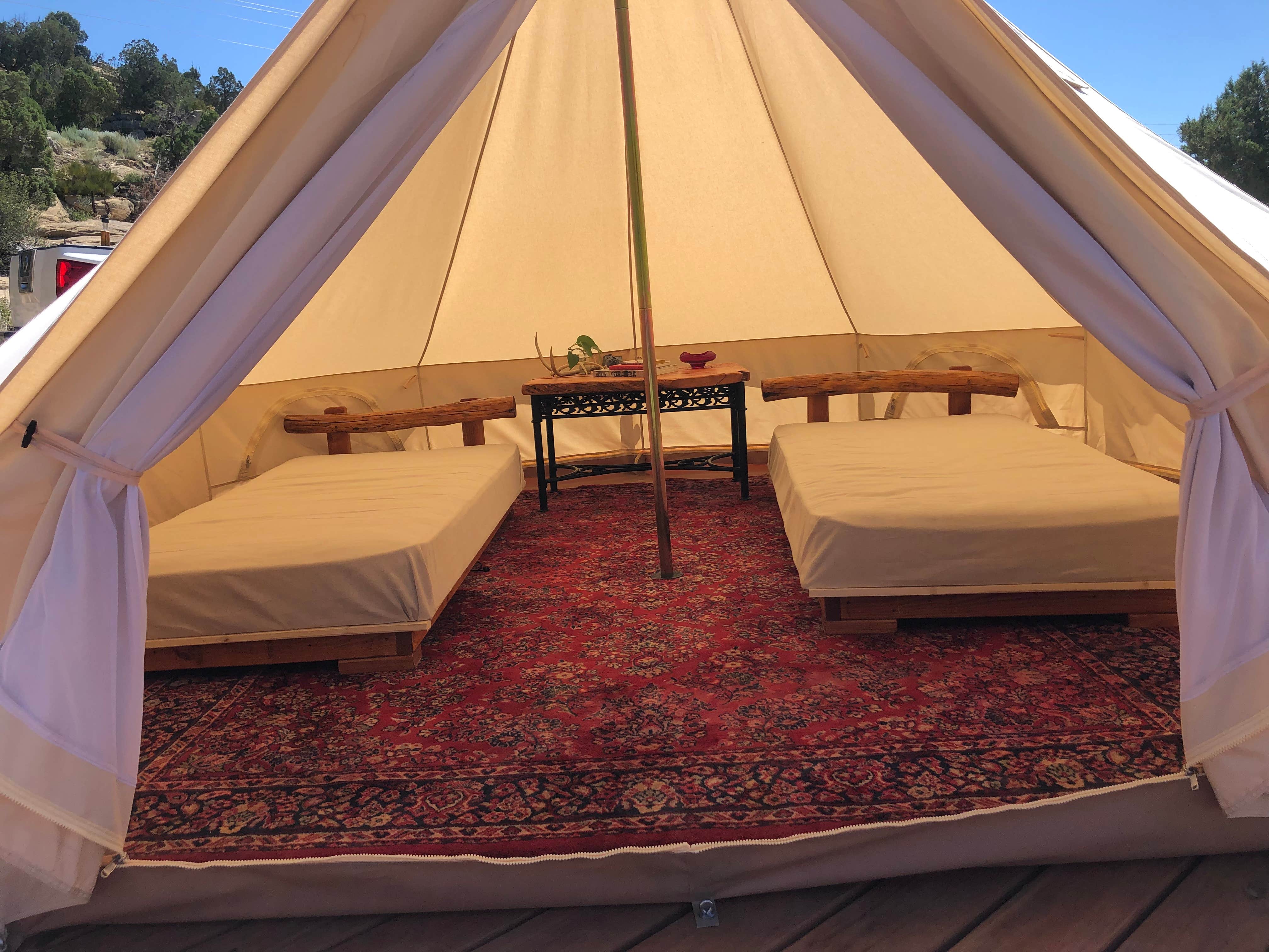 Camper submitted image from Tent on the rocks Navajo Lake Retreat Wild-u-can - 5